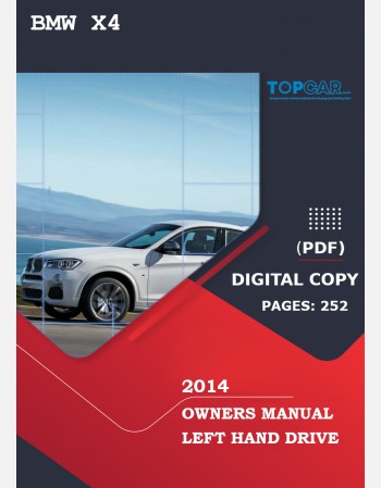 bmw x4 2014 owners manual